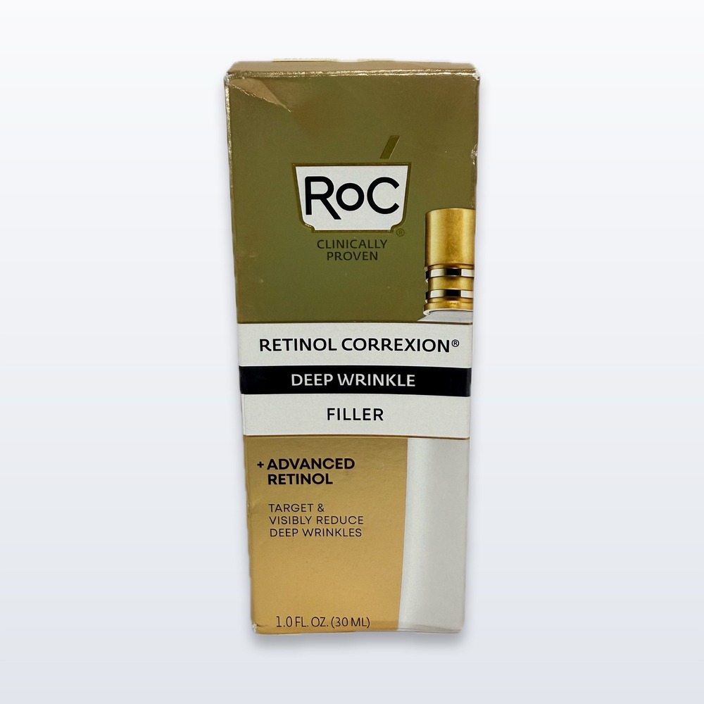 RoC Retinol Correxion Deep Wrinkle Filler Serum Hyaluronic Anti-Aging 1oz New